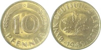 d 37849G~1.1 10 Pfennig 1949G bfr/stgl J 378