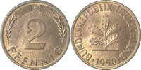d 1.2 2 Pf 38150D~1.2 2 Pfennig 1950D bfr J 381