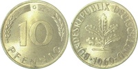 d  38369F~1.2 10 Pfennig  1969F bfr J 383