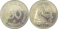 d 38487G~1.0 50 Pfennig 1987G stgl J 384
