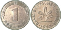 d 1 Pf 37648F~1.0v 1 Pfennig  48F Var.Ngb.2.1 stgl Ngb 2.1