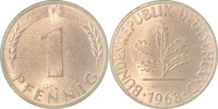 d 1.1 1 Pf 38068F~1.1 1 Pfennig  1968F bfr/stgl J 380