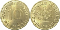 d  38350F~1.2 10 Pfennig  1950F bfr J 383