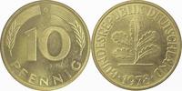 d 38378G~1.0a 10 Pfennig 1978G st.Erstabschlag (EA)! ! J 383