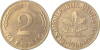  2 Pf   38166F~1.1a 2 Pfennig  1966F bfr/st Erstabschlag (EA)!  J 381 6,00 EUR Differenzbesteuert nach §25a UstG zzgl. Versand