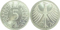  5 DM   38751D~1.0a   1951D stgl Erstabschlag (EA)! ! J 387 64,00 EUR Differenzbesteuert nach §25a UstG zzgl. Versand