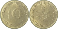 d  38368D~1.5 10 Pfennig  1968D f.bfr J 383