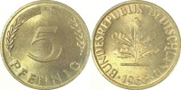  0.9 5 Pf   38268F~0.9 5 Pfennig  1968F stgl fein J 382 24,50 EUR Differenzbesteuert nach §25a UstG zzgl. Versand