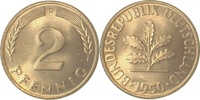 d 1.1 2 Pf 38150D~1.1 2 Pfennig 1950D bfr/stgl J 381