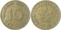 d 37849J~2.0 10 Pfennig 1949J vz J 378