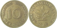 d  37849J~2.0 10 Pfennig  1949J vz J 378