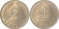  2 Pf   38162G~1.1a 2 Pfennig  1962G bf/st Erstabschlag (EA)! !! J 381 19,00 EUR Differenzbesteuert nach §25a UstG zzgl. Versand