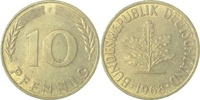 d  38368F~1.5 10 Pfennig  1968F f.bfr. J 383
