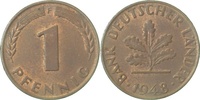 d 1.5 1 Pf 37648F~1.5 1 Pfennig  1948F vz/st J 376