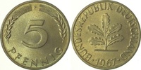d 1.0 5 Pf 38267F~1.0 5 Pfennig 1967F stgl J 382