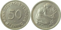 d 37949G~2.5 50 Pfennig 1949G ss/vz J 379