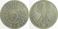  1.5 5 DM   38764D~  1964D vz/st J 387 50,00 EUR Differenzbesteuert nach §25a UstG zzgl. Versand