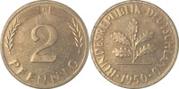  2 Pf   38150D~1.2a 2 Pfennig  1950D bfr Erstabschlag (EA)! ! J 381 24,00 EUR Differenzbesteuert nach §25a UstG zzgl. Versand