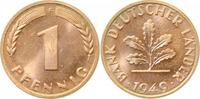 d 1 Pf 37649F~1.2a 1 Pfennig 1949F bfr Erstabschlag (EA)! !! J 376