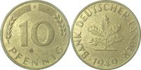 d 37849F~2.0 10 Pfennig 1949F vz J 378
