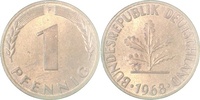 d 0.9 1 Pf 38068F~0.9 1 Pfennig 1968F stgl.fein J 380