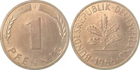 d 0.9 1 Pf 38066J~0.9 1 Pfennig 1966J stgl.fein J 380
