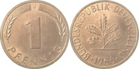 d 0.9 1 Pf 38066J~0.9 1 Pfennig  1966J stgl.fein J 380