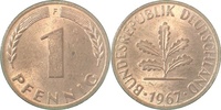 d 1.1 1 Pf 38067F~1.1 1 Pfennig 1967F bfr/st J 380