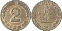 d 2.0 2 Pf 38167G~2.0 2 Pfennig 1967G vz J 381