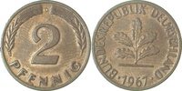  2.0 2 Pf   38167G~2.0 2 Pfennig  1967G vz J 381 5,00 EUR Differenzbesteuert nach §25a UstG zzgl. Versand