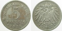 d 2.5 5 Pf 29721E~2.5 5 Pfennig 1921E ss/vz J 297