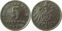 d 1.1 5 Pf 29721G~1.1 5 Pfennig 1921G prfr/st J 297