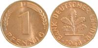  1.0 1 Pf   37648J~1.0 1 Pfennig  1948J stgl J 376 100,00 EUR Differenzbesteuert nach §25a UstG zzgl. Versand