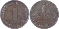 d 1 Pf 37648J~3.0v-4V5 1 Pfennig  1948J Mz tief, kurz EPA4V5