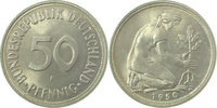 d 38450F~0.9 50 Pfennig 1950F stgl fein J 384