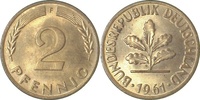  1.2 2 Pf   38161F~1.2 2 Pfennig  1961F bfr J 381 7,50 EUR Differenzbesteuert nach §25a UstG zzgl. Versand