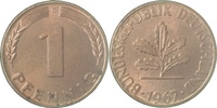 d 0.9 1 Pf 38067G~0.9 1 Pfennig 1967G stgl.fein!! J 380