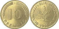     38350G~0.9 10 Pfennig  1950G stgl.fein J 383 23,00 EUR Differenzbesteuert nach §25a UstG zzgl. Versand