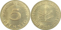  0.9 5 Pf   38268J~0.9 5 Pfennig  1968J stgl fein J 382 24,50 EUR Differenzbesteuert nach §25a UstG zzgl. Versand