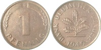  2.5 1 Pf   37649G~2.5 1 Pfennig  1949G ss/vz J 376 6,00 EUR Differenzbesteuert nach §25a UstG zzgl. Versand