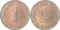d 1.1 1 Pf 38066F~1.1 1 Pfennig 1966F bfr/stgl J 380
