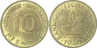 d 37849F~1.5 10 Pfennig 1949F vz/stgl J 378