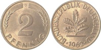 d 1.0 2 Pf 38162G~1.0 2 Pfennig 1962G stgl J 381