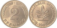  1.0 2 Pf   38162G~1.0 2 Pfennig  1962G stgl J 381 14,50 EUR Differenzbesteuert nach §25a UstG zzgl. Versand