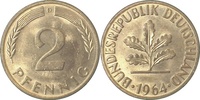 d 1.2 2 Pf 38164D~1.2 2 Pfennig 1964D bfr J 381