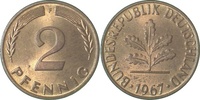 d 1.0 2 Pf 38167F~1.0 2 Pfennig  1967F stgl J 381