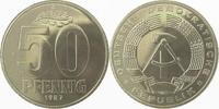     151287A~1.0a 50 Pfennig  DDR 1987A spgl. J1512 13,00 EUR Differenzbesteuert nach §25a UstG zzgl. Versand