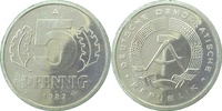 d 5 Pf 150987A~1.0a 5 Pfennig DDR 1987A spgl J1509