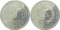  5 Pf   150987A~1.0a 5 Pfennig  DDR 1987A spgl J1509 14,50 EUR Differenzbesteuert nach §25a UstG zzgl. Versand