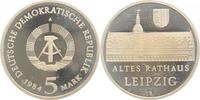 d  159684A~0.0 5 Mark  Altes Rathaus Leipzig 1984A PP in Kapsel TOP! J1596